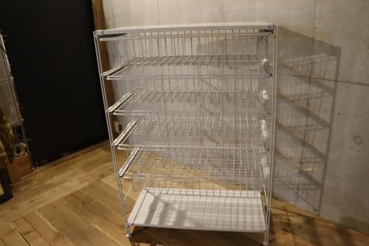 無印良品(MUJI)の人気のスチールユニットシェルフ/バスケット付 無印良品(MUJI)の人気のスチールユニットシェルフ/バスケット付