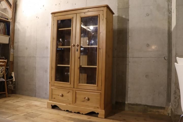 ペニーワイズ　家具　ガラス飾り棚　THE PENNY WISE antique-ky96-11.jpg