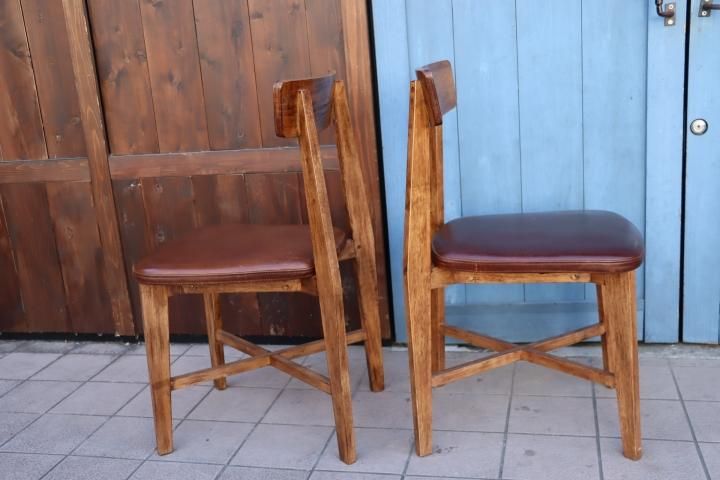 ジャーナルスタンダード ファニチャー インダストリアル 木製ダイニングチェア2脚 journal standard(ジャーナルスタンダードファニチャー)のCHINON