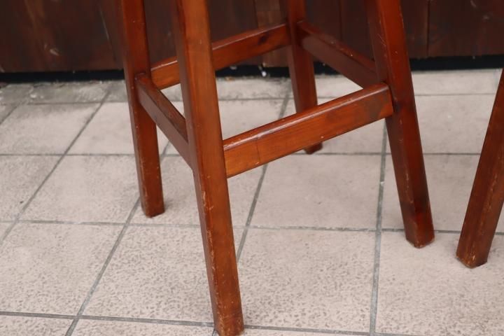 イタリア製◇パイン無垢材◇バースツール◇カウンターチェア