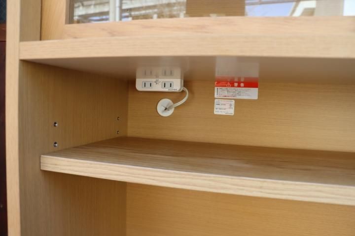 値下げ/人気の無印良品(MUJI)のオーク材 カップボードです 値下げ/人気の無印良品(MUJI)のオーク材 カップボードです