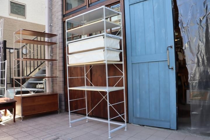 値下げ/MUJI◇無印良品◇スチールユニットシェルフ◇引出し付き