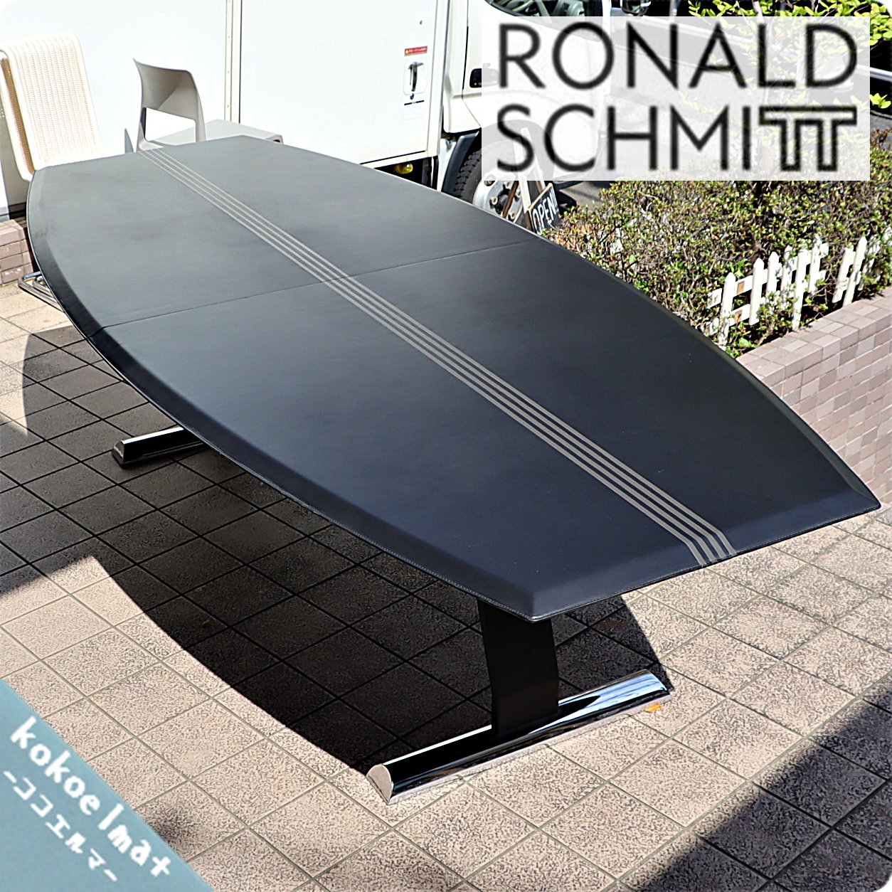 Ronald Schmitt ロナルドシュミット K500S ガラス 可動式リビングテーブル ドイツ IDC OTSUKA 大塚家具 コーヒーテーブル  モダン DB106