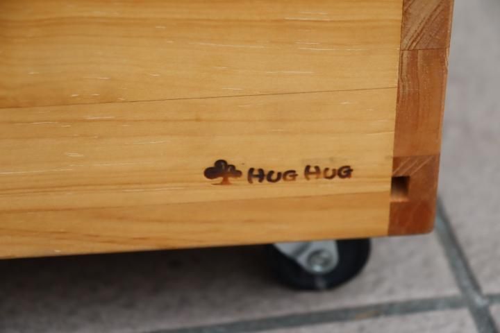 HUGHUG◇はぐはぐ◇パイン材◇コッフェルベンチ◇収納付椅子