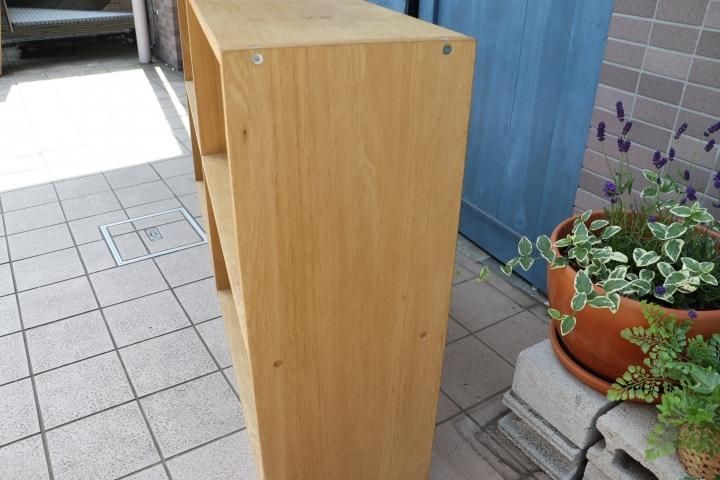 人気の無印良品(MUJI)のオーク材 ワイド・2列・2段スタッキング 人気の無印良品(MUJI)のオーク材 ワイド・2列・2段スタッキング