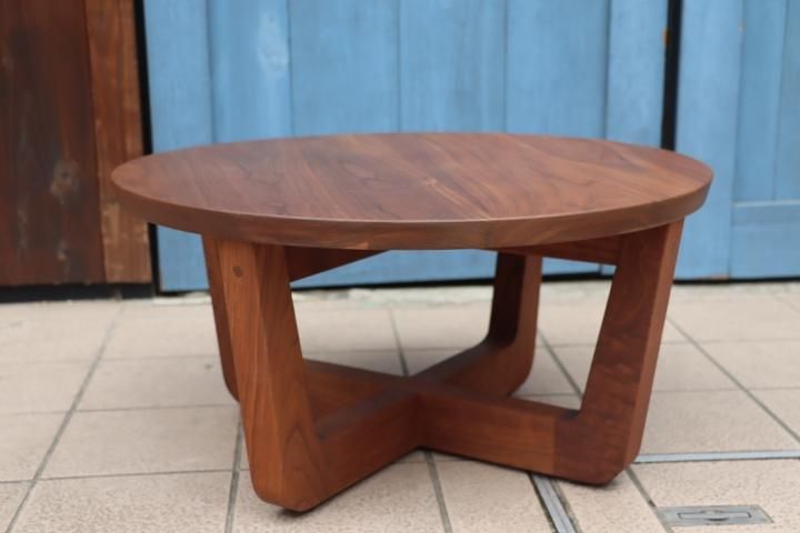 展示品マスターウォールヘヴンウォールナット無垢材コーヒーテーブル北欧