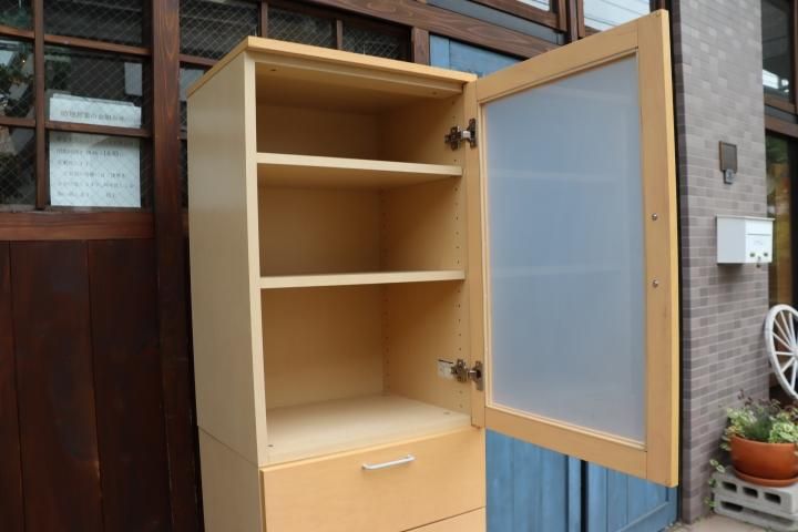 値下げ/MUJI（無印良品）のメープル材 カップボードです