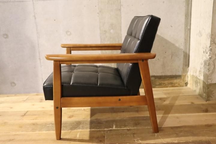 カリモク Kチェア レトロ ヴィンテージ １シーター シングルソファ ソファ 人気のカリモク60よりKチェアー 1シーターです！北欧スタイルの