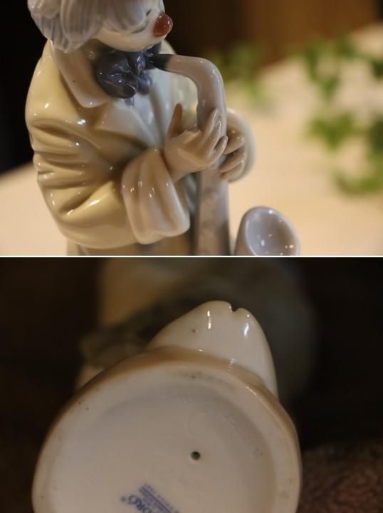 LLADRO リヤドロ◾あっと驚く、この通り◾ピエロ西洋陶器人形器-