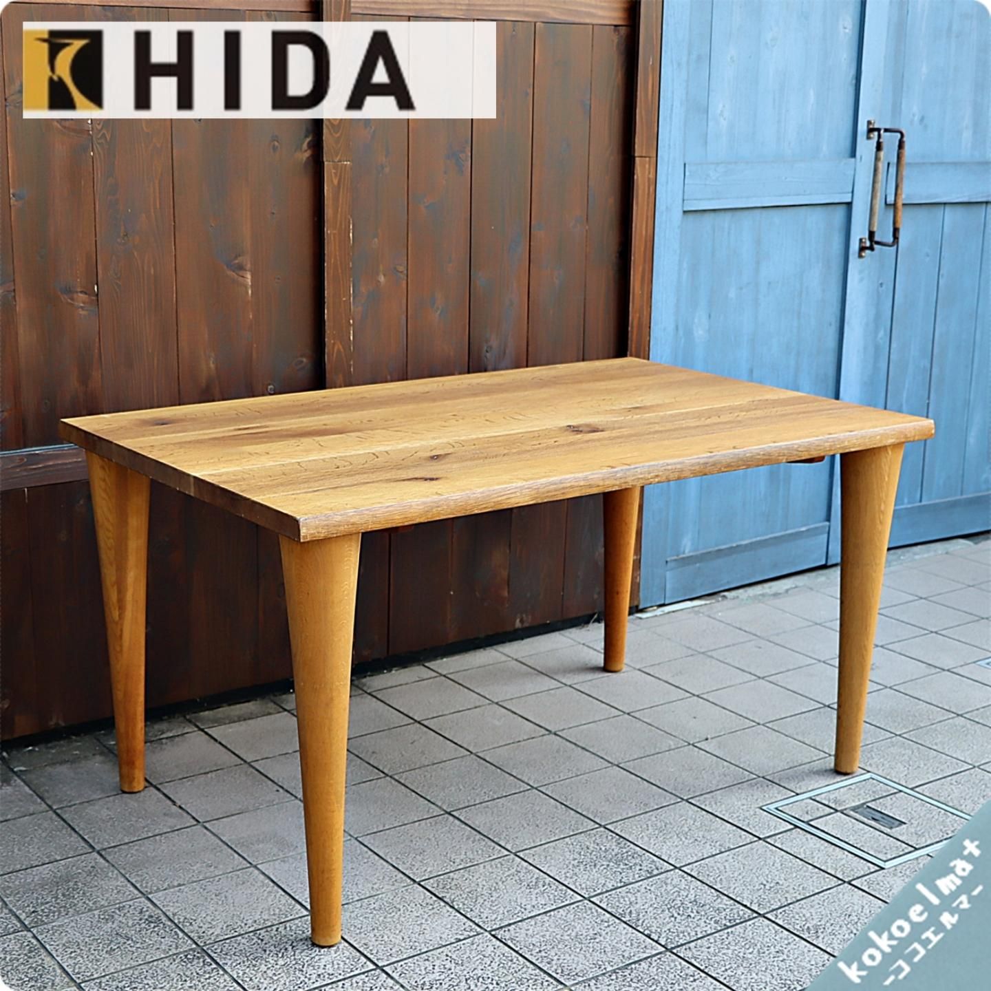 約実寸サイズGMGS215A○飛騨産業 / HIDA キツツキ 森のことば ダイニングチ