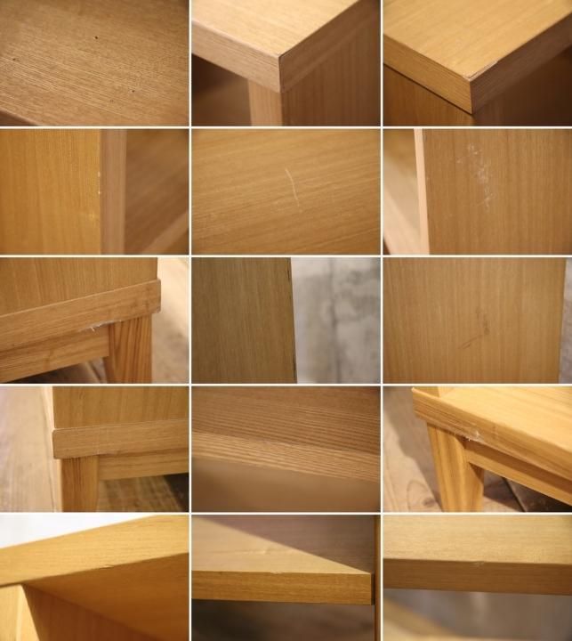 人気の無印良品(MUJI)のタモ材・2段・3列オープンシェルフです 人気の無印良品(MUJI)のタモ材・2段・3列オープンシェルフです