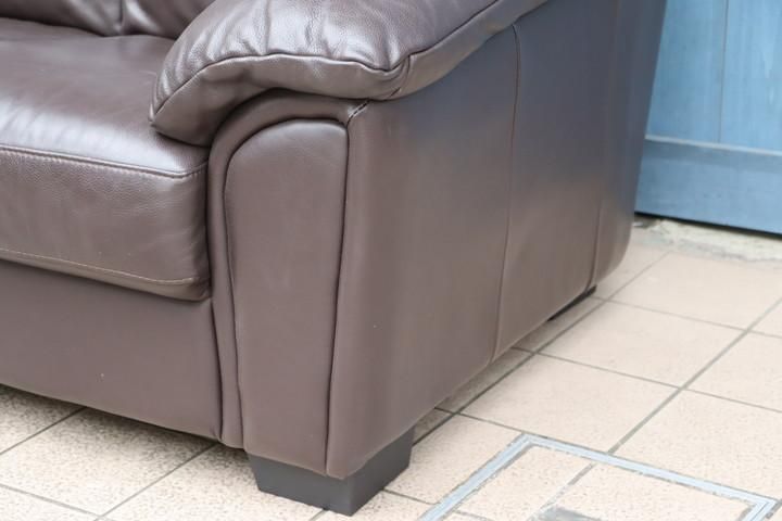 値下げ/IDC OTSUKA(大塚家具)のアルバ総本革張り3人掛けソファ 値下げ/IDC OTSUKA(大塚家具)のアルバ総本革張り3人掛けソファ