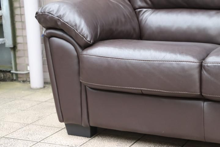 値下げ/IDC OTSUKA(大塚家具)のアルバ総本革張り3人掛けソファ 値下げ/IDC OTSUKA(大塚家具)のアルバ総本革張り3人掛けソファ