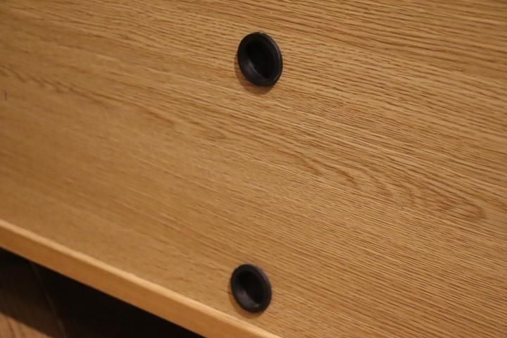 無印良品(MUJI)のタモ材 AVラック。シンプルなTVボードは圧迫感 無印良品(MUJI)のタモ材 AVラック。シンプルなTVボードは圧迫感