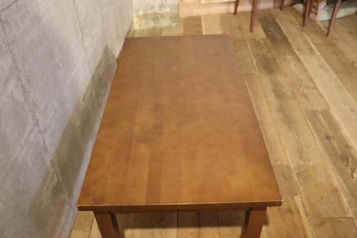 【MUJI 無印良品】タモ材ローテーブル 引出し付 無印良品 無垢材 ローテーブル タモ材 引き出し付き 90cm × 45cm