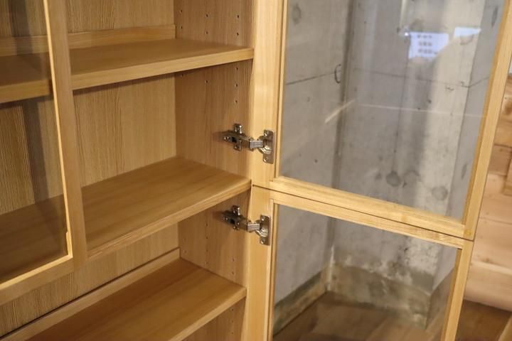 人気の無印良品(MUJI)の木製薄型シェルフ・ハイタイプ・ワイド 人気の無印良品(MUJI)の木製薄型シェルフ・ハイタイプ・ワイド