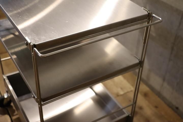 無印良品(MUJI)の人気のステンレスユニットシェルフ ワゴン 無印良品(MUJI)の人気のステンレスユニットシェルフ ワゴン