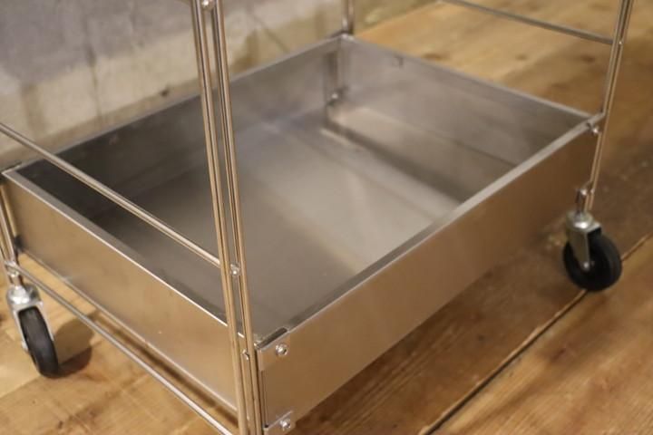 無印良品(MUJI)の人気のステンレスユニットシェルフ ワゴン 無印良品(MUJI)の人気のステンレスユニットシェルフ ワゴン