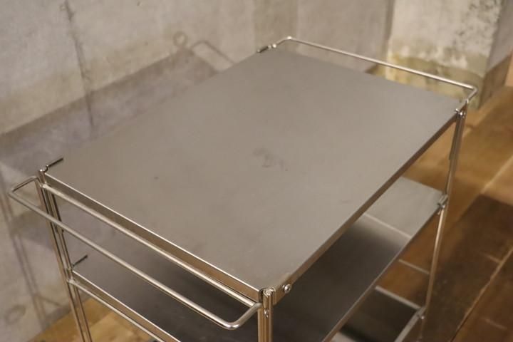 無印良品(MUJI)の人気のステンレスユニットシェルフ ワゴン 無印良品(MUJI)の人気のステンレスユニットシェルフ ワゴン