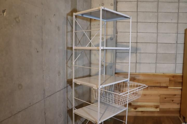 無印良品(MUJI)の人気の4段スチールユニットシェルフ/ワイヤー 無印良品(MUJI)の人気の4段スチールユニットシェルフ/ワイヤー