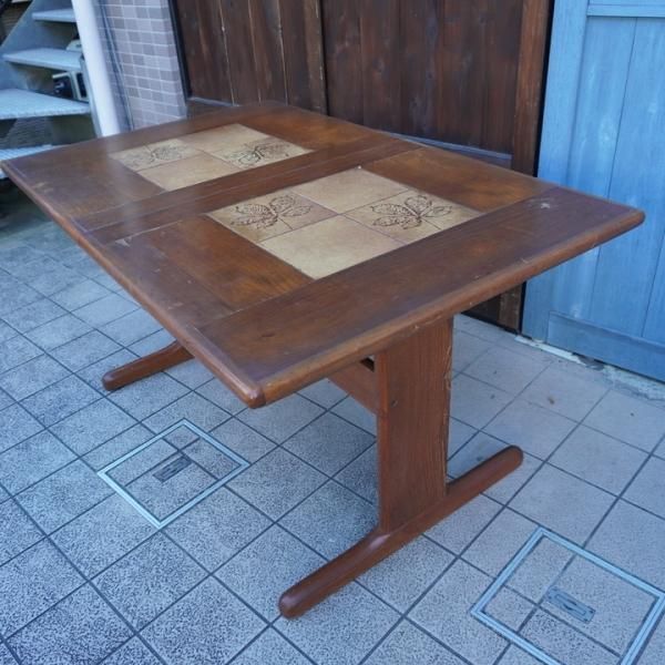 elleさま専用 物々しい タイルトップテーブル デンマーク家具