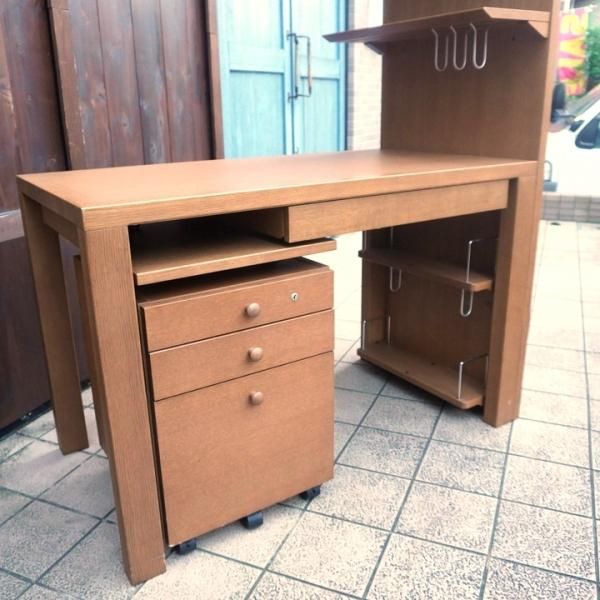 美品】中古 KARIMOKU カリモク家具 ボナシェルタ 気づか デスク 美品】中古 KARIMOKU カリモク家具 ボナシェルタ 気づか デスク