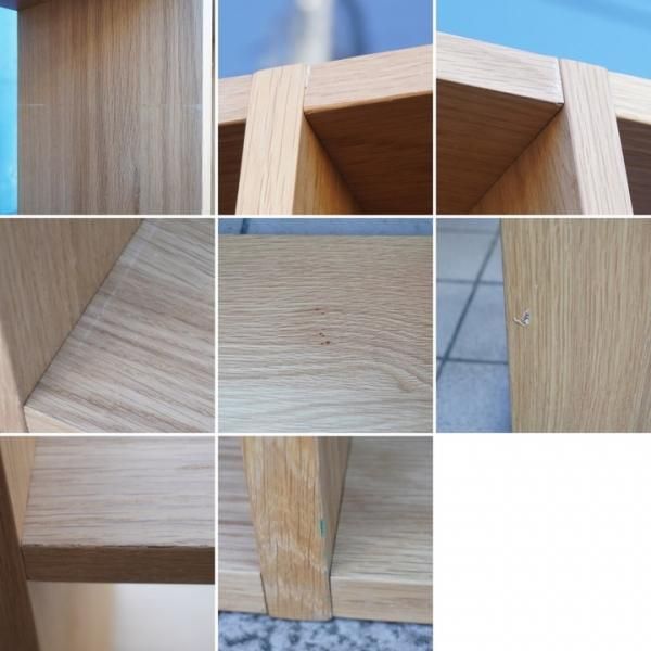 人気の無印良品(MUJI)のオーク材 5段・4列スタッキングシェルフ 人気の無印良品(MUJI)のオーク材 5段・4列スタッキングシェルフ