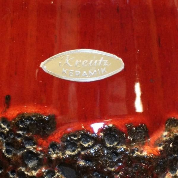 W.Germany(西ドイツ)、kreutz keramik社製のFat Lava(ファット W.Germany(西ドイツ)、kreutz keramik社製のFat Lava(ファット