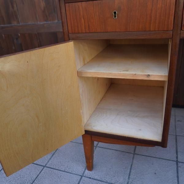 値下げ/デンマークから入荷したチーク材を使用した鍵付き片袖 値下げ/デンマークから入荷したチーク材を使用した鍵付き片袖