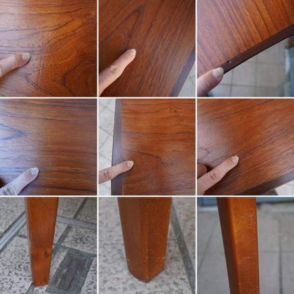 値下げ/デンマークから入荷したチーク材を使用した鍵付き片袖 値下げ/デンマークから入荷したチーク材を使用した鍵付き片袖