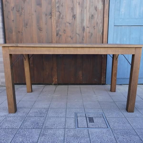 展示品　クラッシュゲート　ヨハン　オーク材　無垢材　ダイニングテーブル　北欧 □ ヨハン ダイニングテーブル 75cm オーク材仕様 ナチュラル
