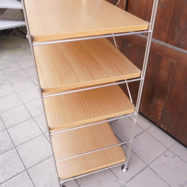 無印良品(MUJI)の人気のタモ材×ステンレスユニットシェルフ 無印良品(MUJI)の人気のタモ材×ステンレスユニットシェルフ