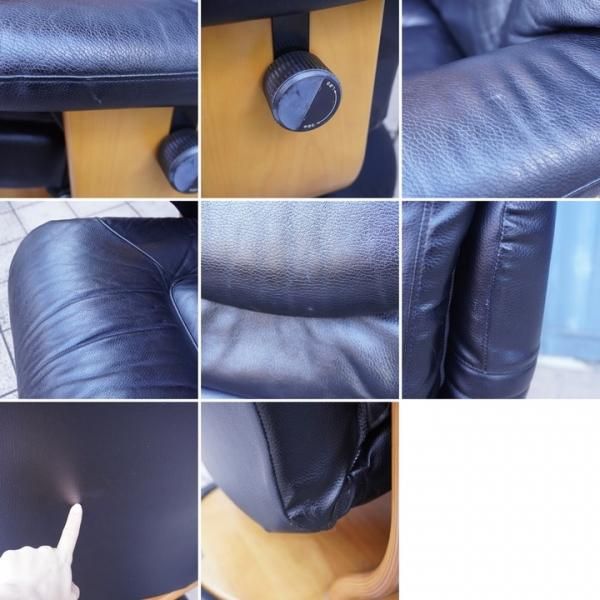 karimoku(カリモク家具)の本革 リクライニングチェア&オットマン karimoku(カリモク家具)の本革 リクライニングチェア&オットマン
