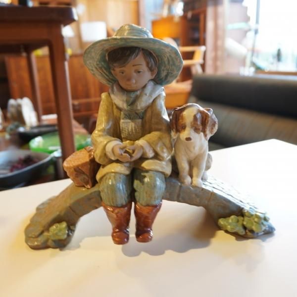 値下げ/スペインLLADRO(リヤドロ)社の陶器人形の置物『フィギュリン 