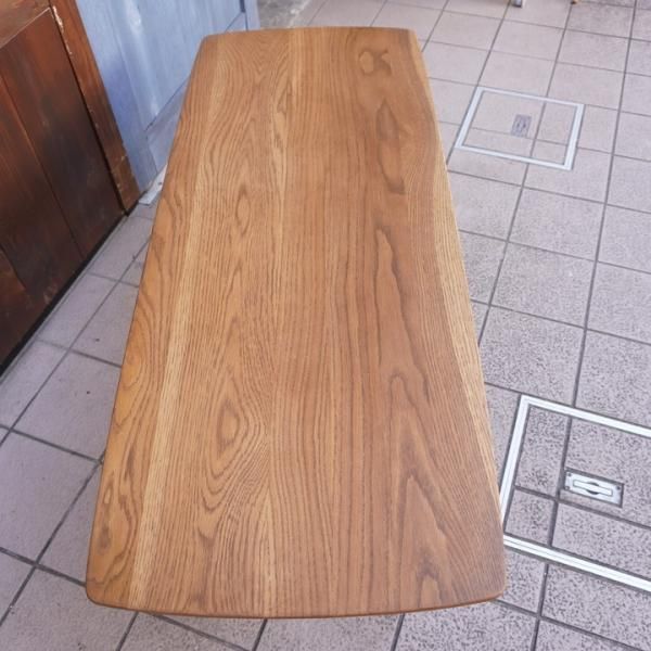 美品 MOMONATURAL RIVER GATE TABLE センターテーブル MOMO natural(モモナチュラル)のRIVER GATE LOW TABLE