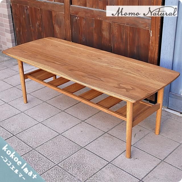 MOMO natural(ʥ)RIVER GATE LOW TABLE(ƥ󥷥)Υʥʼι⤵Ĵǽʥҡơ֥ǤơLDơ֥