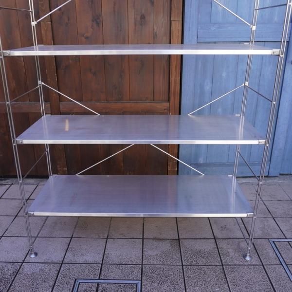 無印良品(MUJI)の人気の5段ステンレスユニットシェルフです 無印良品(MUJI)の人気の5段ステンレスユニットシェルフです