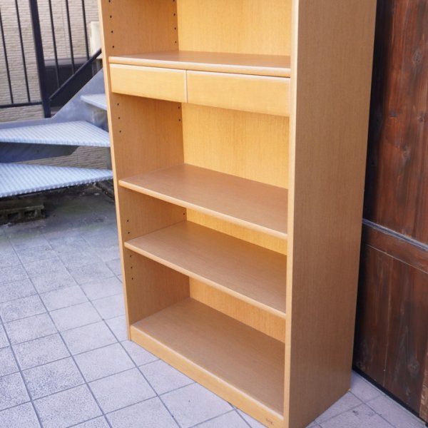 HAMAMOTO浜本工芸 No. ナラ材 書棚です。純国産のしっかりとした