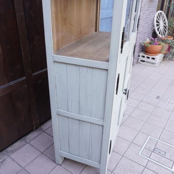 値下げ/古材にダメージ加工が施されたシャビーシックな飾り棚