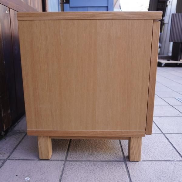 無印良品(MUJI)のタモ材 AVラック。シンプルなTVボードは圧迫感 無印良品(MUJI)のタモ材 AVラック。シンプルなTVボードは圧迫感