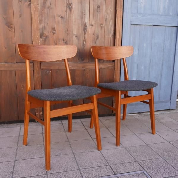 FARSTRUP ダイニングチェア チーク デンマーク 北欧家具 ファーストラップ / FARSTRUP サイドチェア ダイニングチェア 北欧