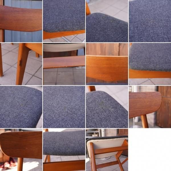 デンマークより入荷した、チーク材を使用したダイニングチェア デンマークより入荷した、チーク材を使用したダイニングチェア