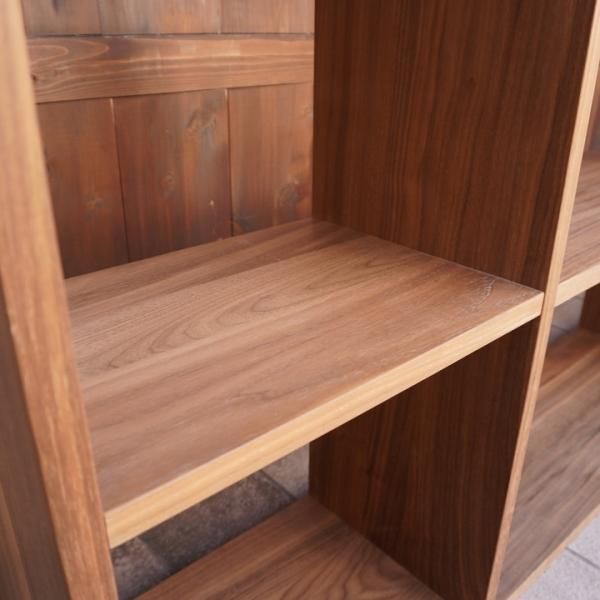 人気の無印良品(MUJI)のウォールナット材・2段・3列 人気の無印良品(MUJI)のウォールナット材・2段・3列