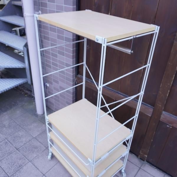 無印良品(MUJI)の人気のスチールユニットシェルフ 4段木製棚 無印良品(MUJI)の人気のスチールユニットシェルフ 4段木製棚