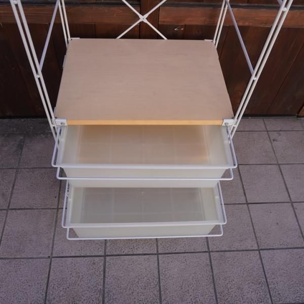無印良品(MUJI)の人気のスチールユニットシェルフ 4段木製棚 無印良品(MUJI)の人気のスチールユニットシェルフ 4段木製棚