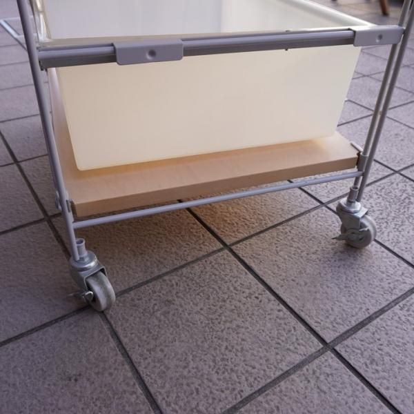 無印良品(MUJI)のスチール3段引き出し付きユニットシェルフ 無印良品(MUJI)のスチール3段引き出し付きユニットシェルフ
