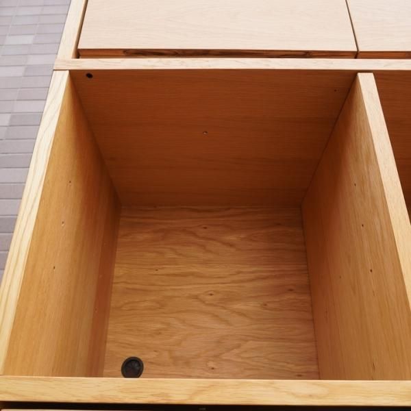 人気の無印良品(MUJI)のオーク材 スタッキングキャビネットです 人気の無印良品(MUJI)のオーク材 スタッキングキャビネットです
