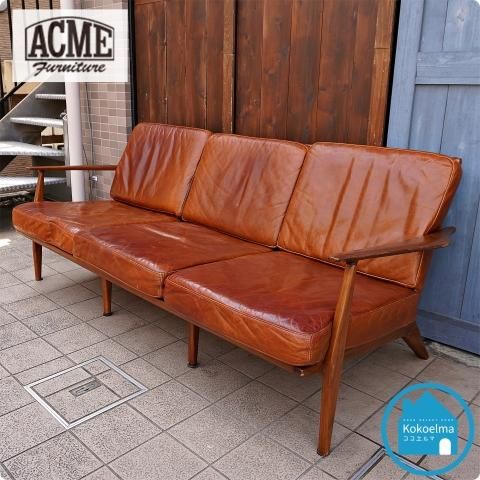 ACME Furniture(アクメファニチャー)のDELMAR(デルマー) レザー 3P 