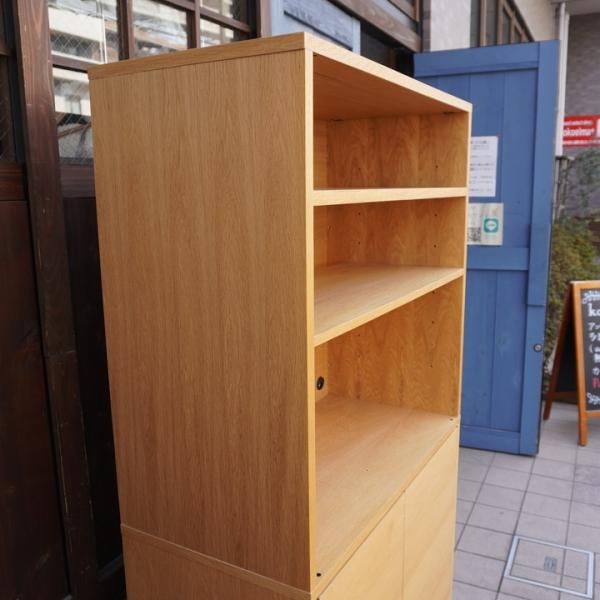 人気の無印良品(MUJI)のオーク材 スタッキングキャビネットです 人気の無印良品(MUJI)のオーク材 スタッキングキャビネットです