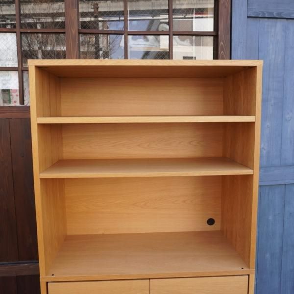 人気の無印良品(MUJI)のオーク材 スタッキングキャビネットです 人気の無印良品(MUJI)のオーク材 スタッキングキャビネットです